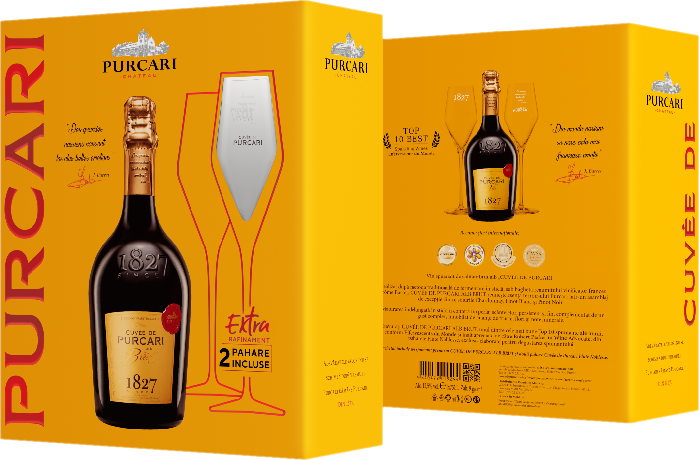 Golden Brut for a Weekend breakfast in Style with gift box