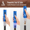 Powerful Electric Wine Opener BLUE Set – Automatic – Battery Operated with Foil Cutter, Vacuum Stopper & Aerator