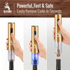 Rechargeable Electric Wine Opener GOLD Kit – Cordless Electric Wine Bottle Opener with Foil Cutter and USB-C cable